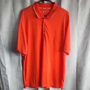 adidas Vibrant Orange Polo Shirt